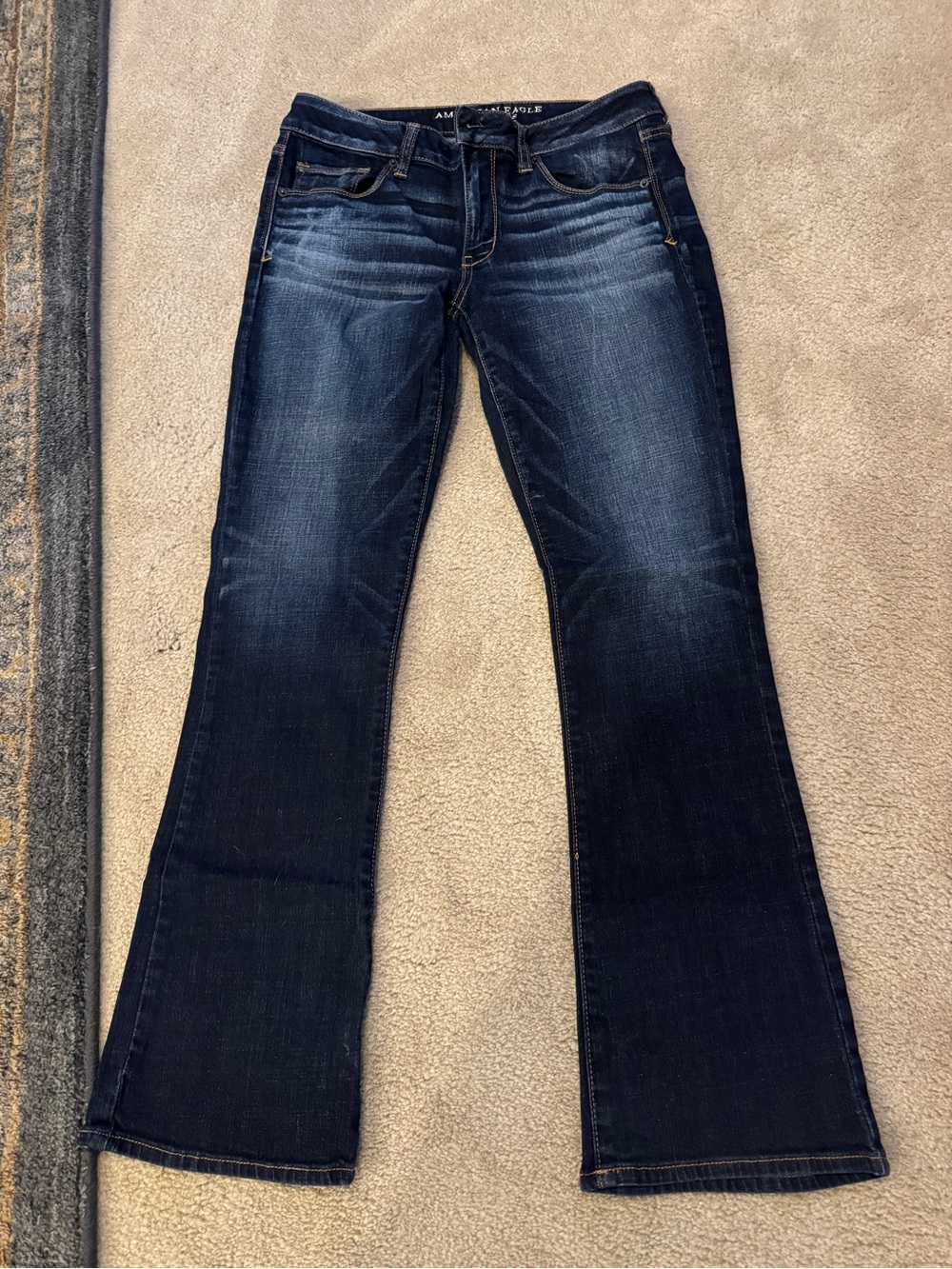 American Eagle Outfitters Dark Blue Flare Jeans